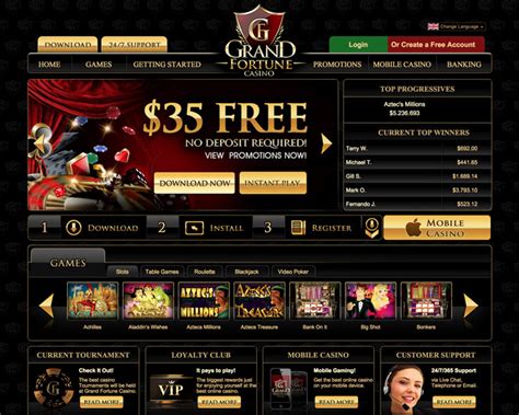grand fortune casino sign up